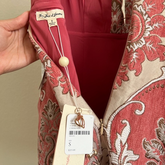 FOR LOVE & LEMONS Brocade Tapestry Mini Dress - Picture 4 of 4